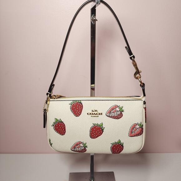 NWT Coach CAL25 Nolita 19 With Strawberry Print - Picture 1 of 7